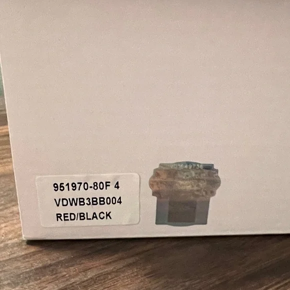 Von Dutch Red and Black Plaid Mini Dome Bag - Picture 5 of 7